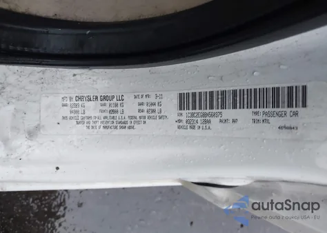 2011 Chrysler 200 Touring from USA, damaged, VIN 1C3BC2EG8BN560375